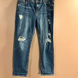 Old Navy Mid-rise boyfriend cropped jeans